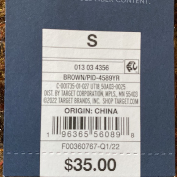 Universal Threads Chunky Crew Recycled Knit Sweater S - Picture 6 of 6